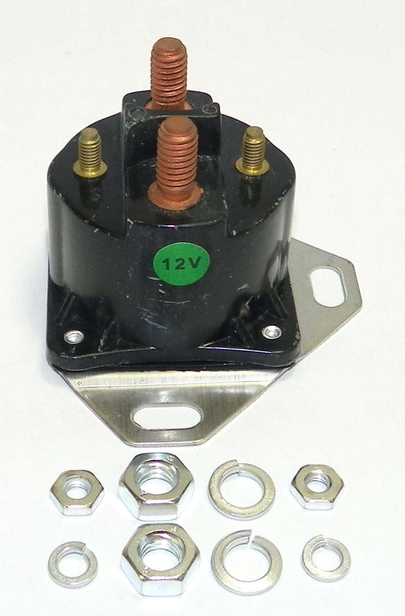 WSM Johnson / Evinrude / Mercruiser 75-250 Hp 12V Starter Solenoid PH375-0027