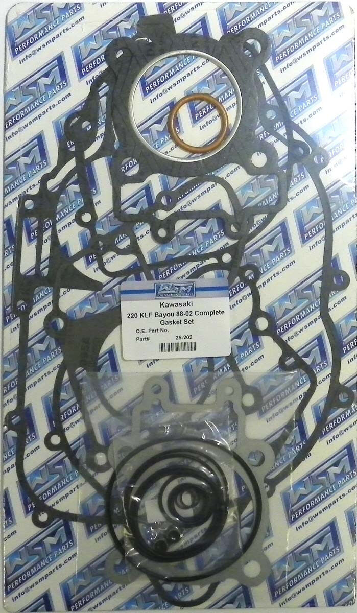 WSM Kawasaki 220 Bayou 1988-2002 Complete Gasket Kit 25-202