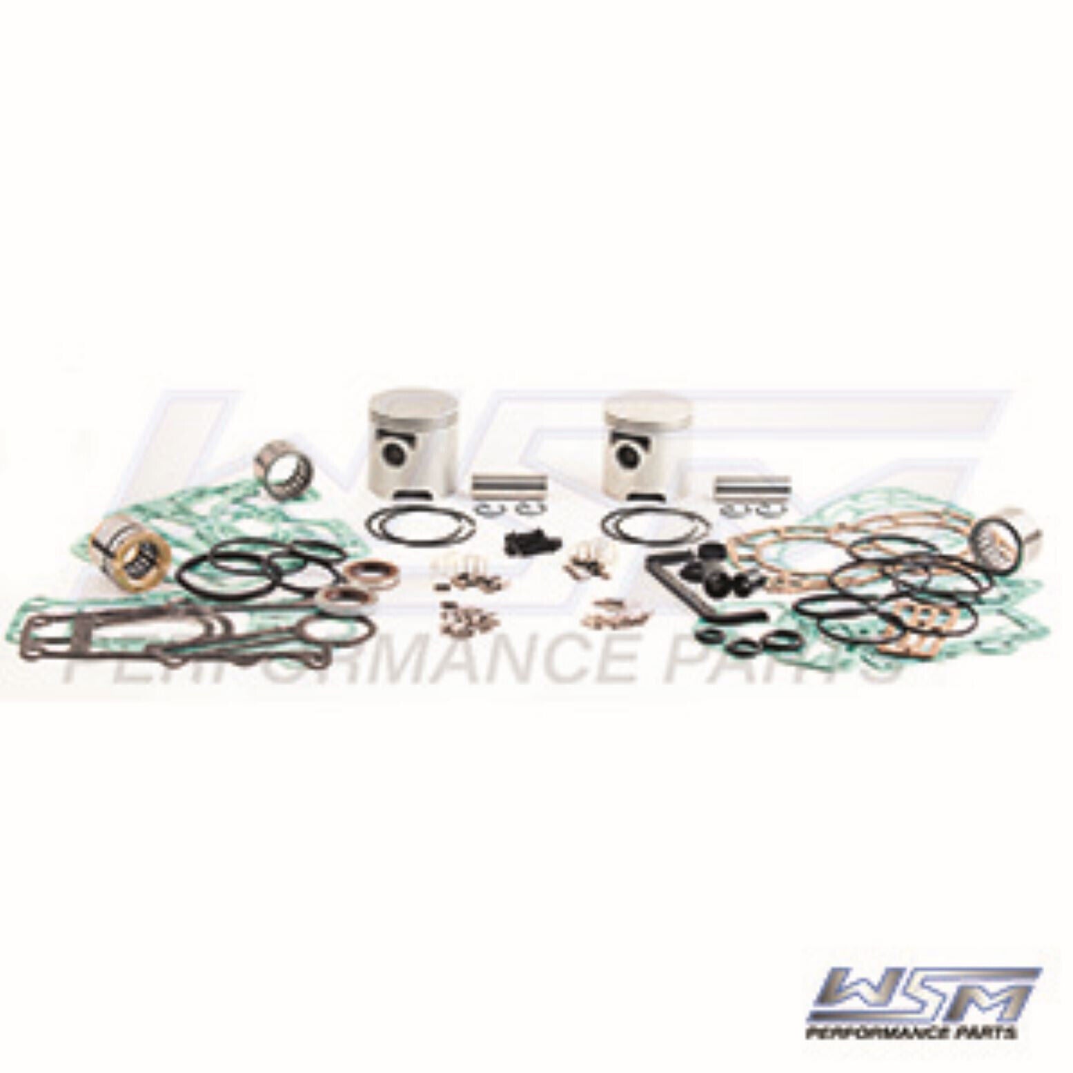 WSM Powerhead Rebuild Kit: Mercury 15 - 25 Hp 1994-2006 - 100-04-13 - .75mm SIZE