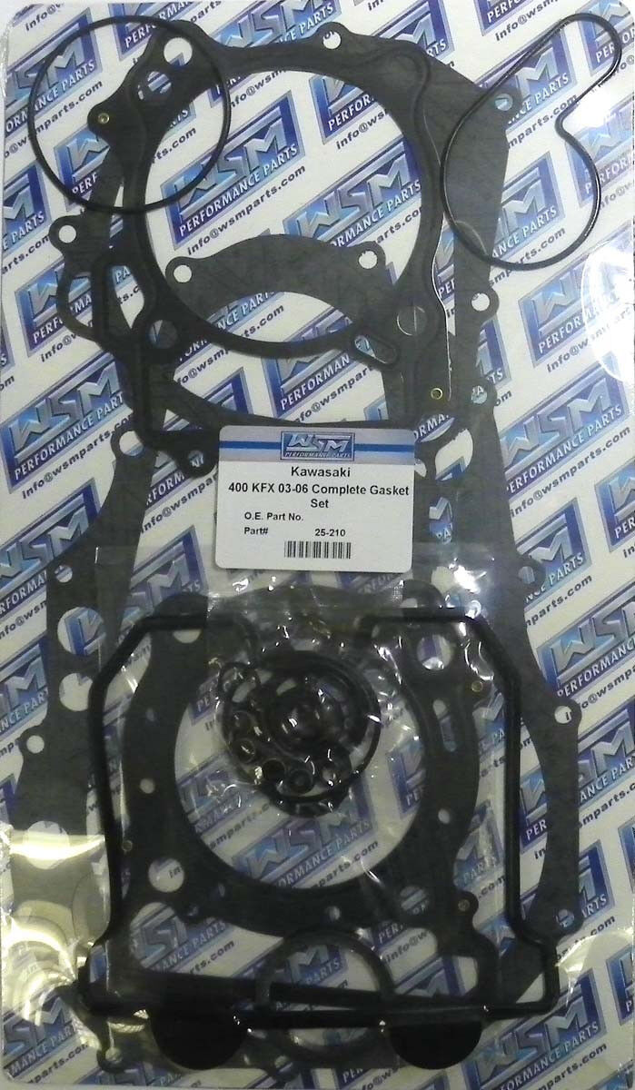 WSM COMPLETE GASKET KIT KAWASAKI 400 KFX / LT-Z '03-'14, 25-210