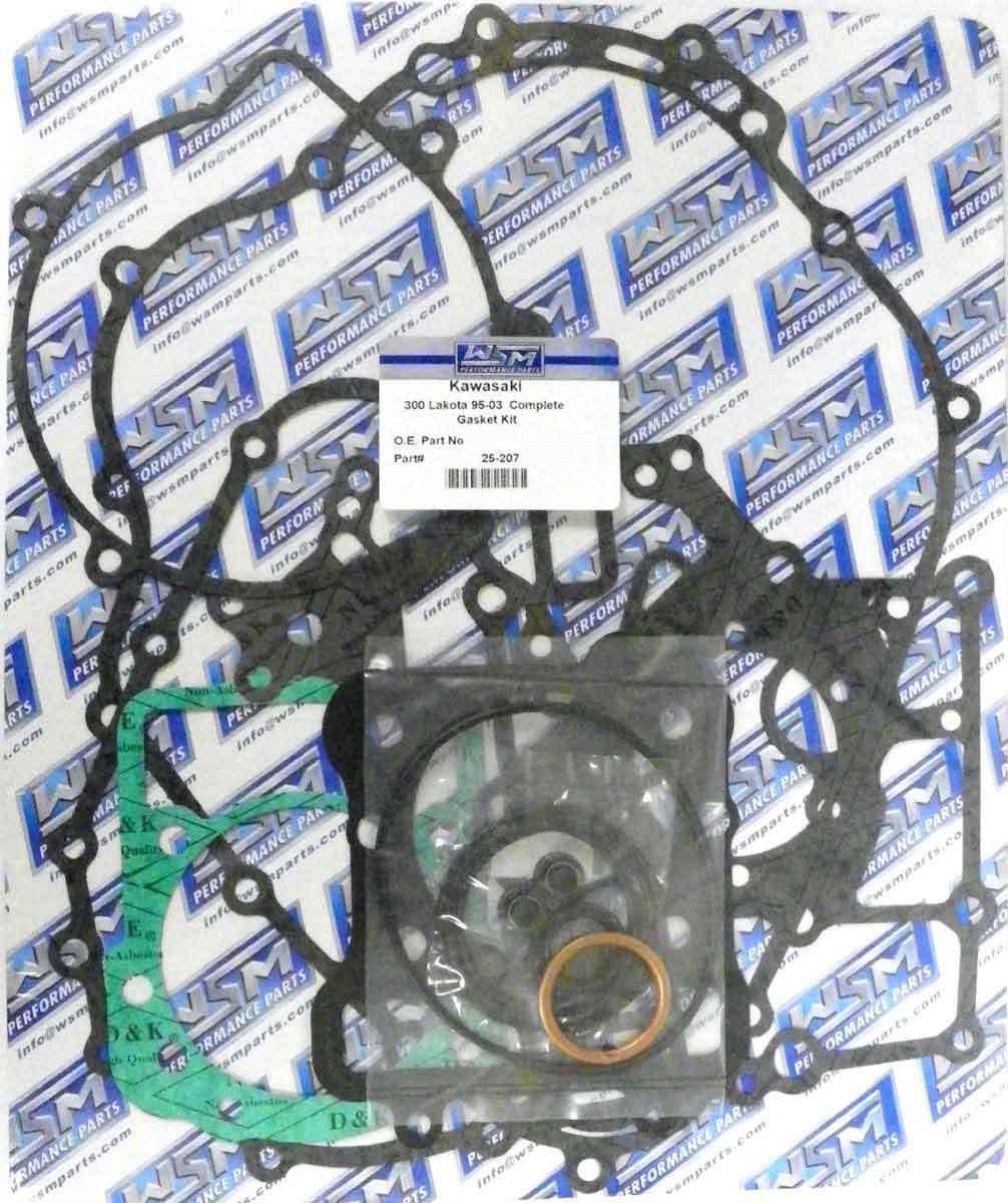 WSM Gasket Kit, Complete: Kawasaki 300 Bayou/ Lakota '88-'04 - 25-207