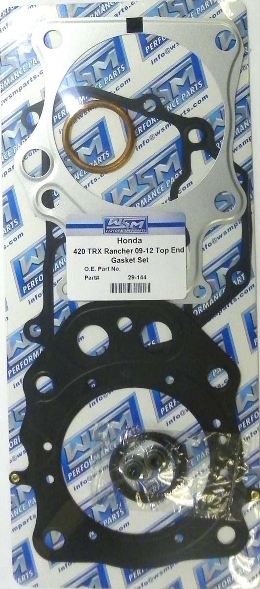 WSM HONDA 420 TRX 2009-2019 TOP END GASKET KIT ATV 29-144,  06111-HR3-A40