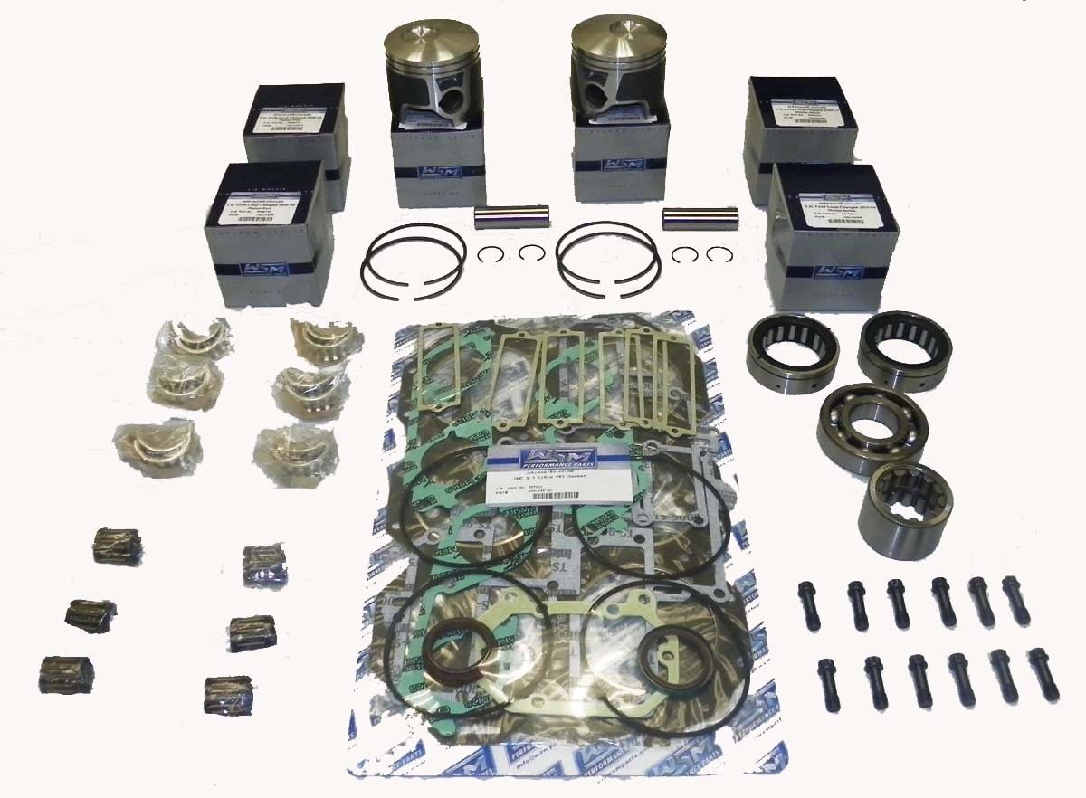 WSM Johnson Evinrude 200-250 Hp 3.3L Ficht Rebuild Kit 100-134-13 - .030 3.884"