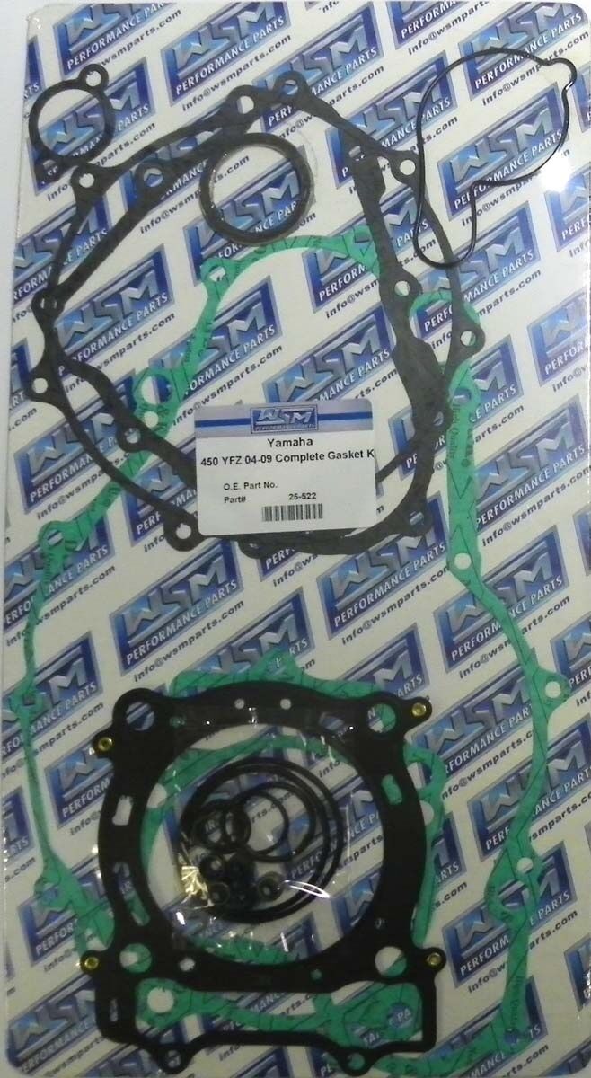 WSM YAMAHA 450 YFZ 2004-2013 COMPLETE GASKET KIT ATV 25-522