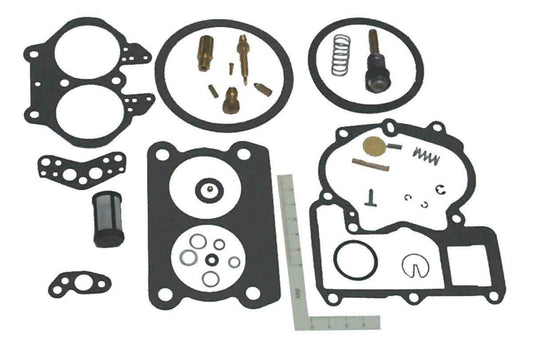 WSM Carburetor Kit: Mercruiser Alpha / Bravo 2BBL - 600-244, 3302-804845, 3302-9