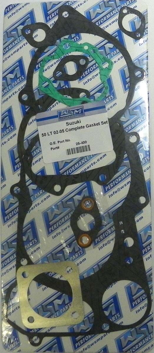 WSM 50 ALT / LT / JR COMPLETE GASKET KIT '78-'07, 25-400