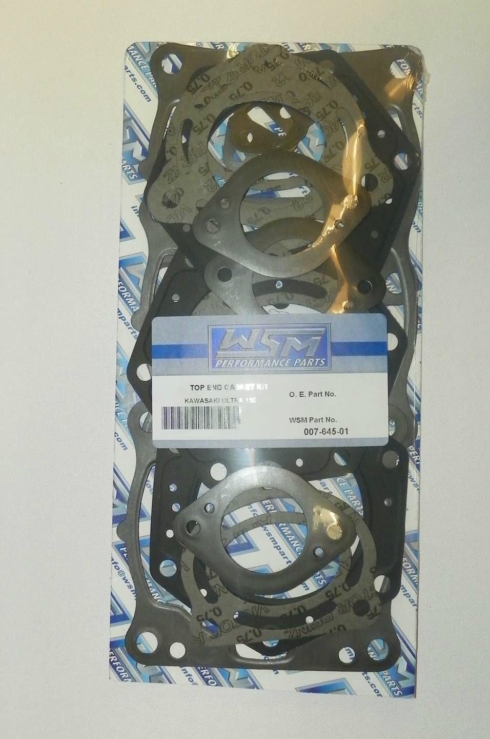 WSM Kawasaki 1200 STX-R / Ultra 150 Top End Gasket Kit '99-'05, 007-645-01