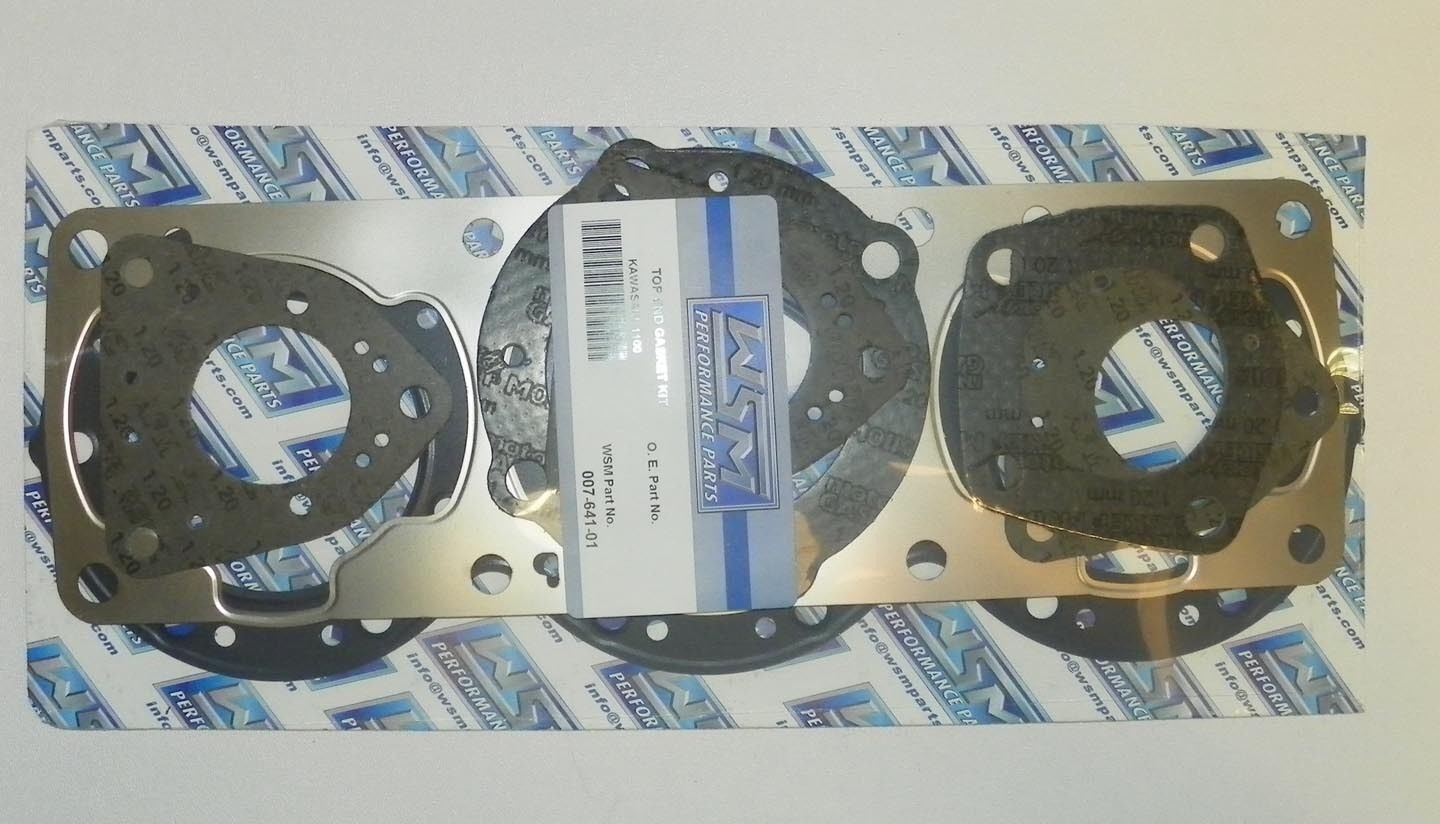 WSM Kawasaki 1100 STX / ZXi /Ultra 130 DI Top End Gasket Kit '96-'04 007-641-01