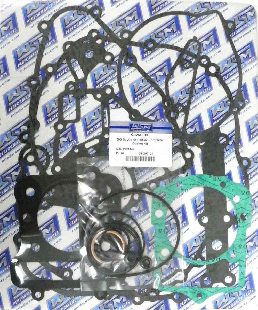 WSM Gasket Kit, Complete: Kawasaki 300 Bayou 4x4 99-02 - 25-207-01