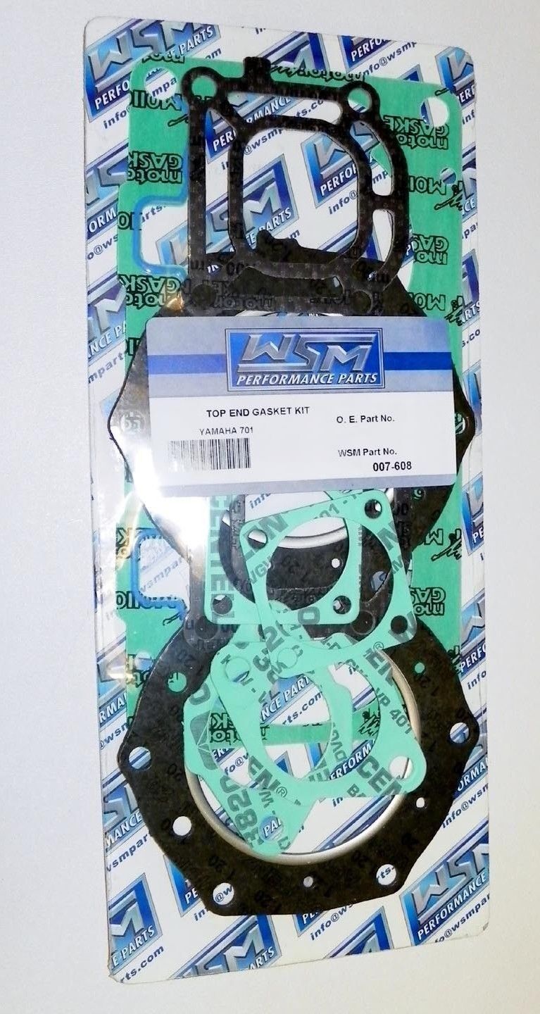 WSM Yamaha 700 (61X) Top End Gasket Kit 007-608, 61X-W0001-20-00, 61X-W0001-21-0