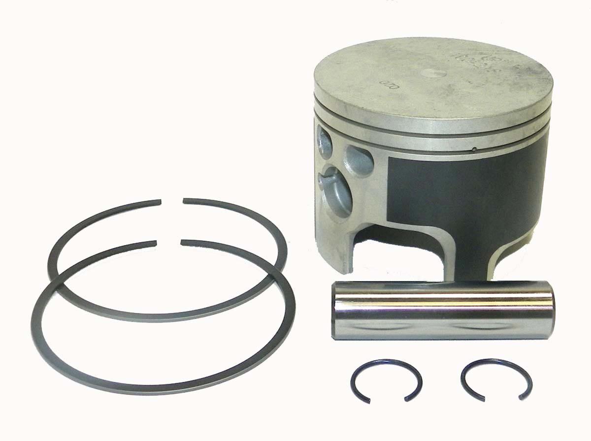 PISTON KIT MERCURY 175 -250 HP 2.5L SPORT JET '97-'06 STAR .010 OVER 100-21-04sk