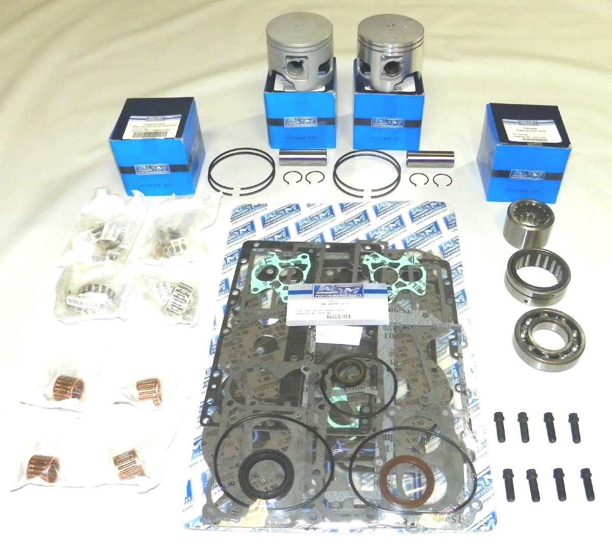 WSM Yamaha 115 / 130 Hp REBUILD KIT .040 SIZE '93-'09 4 CYL 6R5 ROD   100-275-14