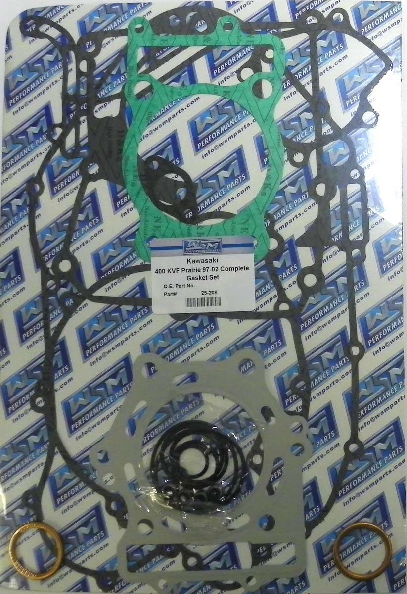 WSM Kawasaki 400 Bayou 1993-1999 Complete Gasket Kit 25-208