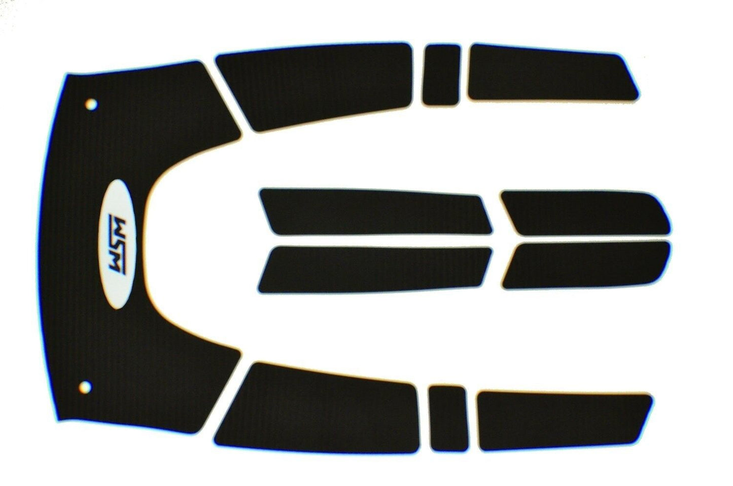 WSM TRACTION MAT: YAMAHA 760 / 800 / 1200 GP 1997-2000 - BLACK - 012-209BLK