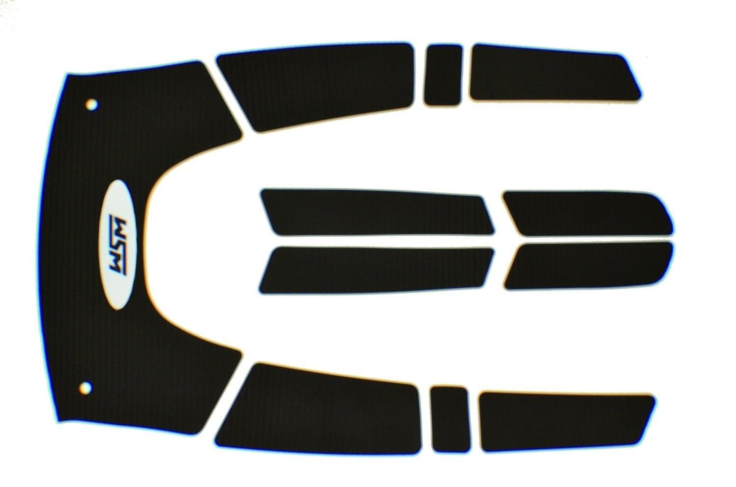 WSM TRACTION MAT: YAMAHA 760 / 800 / 1200 GP 1997-2000 - BLACK - 012-209BLK