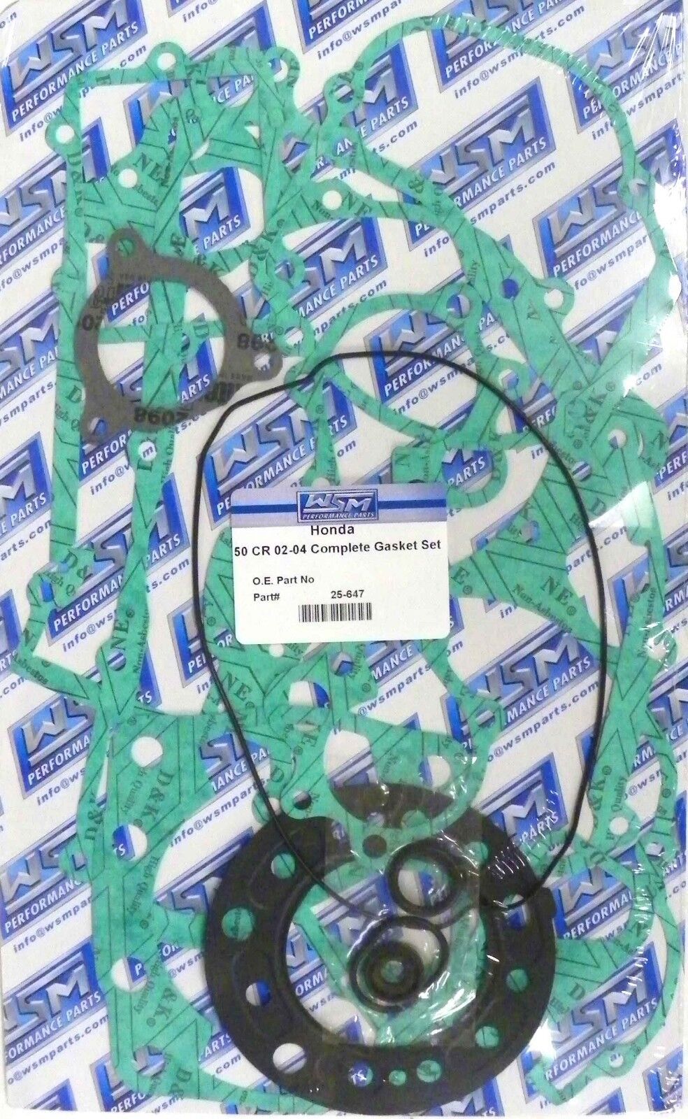 WSM Gasket Kit, Complete: Honda 250 CR '02-'04 - 25-647, 06111-KZ3-J40