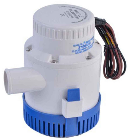 WSM Bilge Pump - 3700 GPH - 1 1/2 in. hose - 1000-BP3700