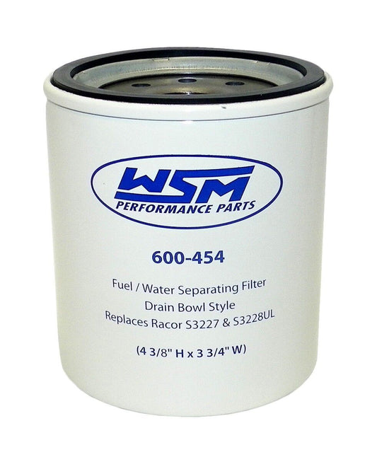 WSM Racor Water Separator Filter Drain Bowl Type 600-454, S3228UL, S3227, 17670