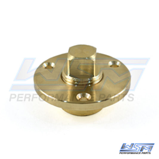WSM Garboard Plug Set Brass Plug & Flange - 650-455, 54837, 7-0322