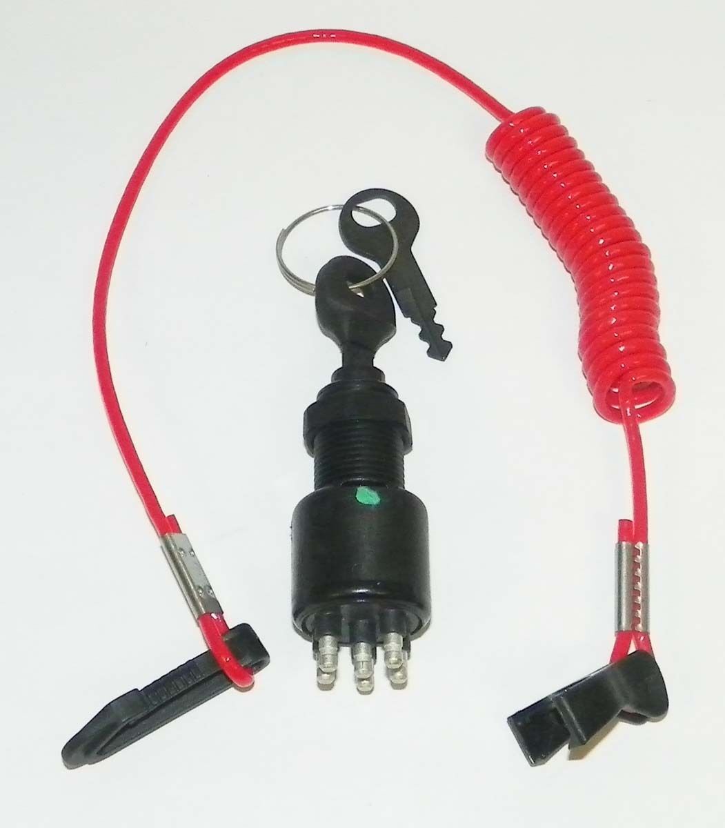 Johnson / Evinrude 9.9/15/40-65/150/200/250 Hp Ignition Switch W/Lanyard 362-100