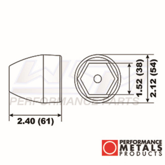 WSM Propeller Anode Mercruiser Bravo III - PMC00163A, 865182A 1