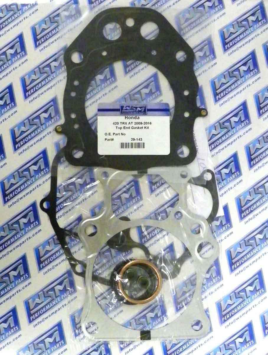 WSM Gasket Kit, Top End: Honda 420 TRX Rancher AT '09-18 - 29-143, 06111-HP7-A00