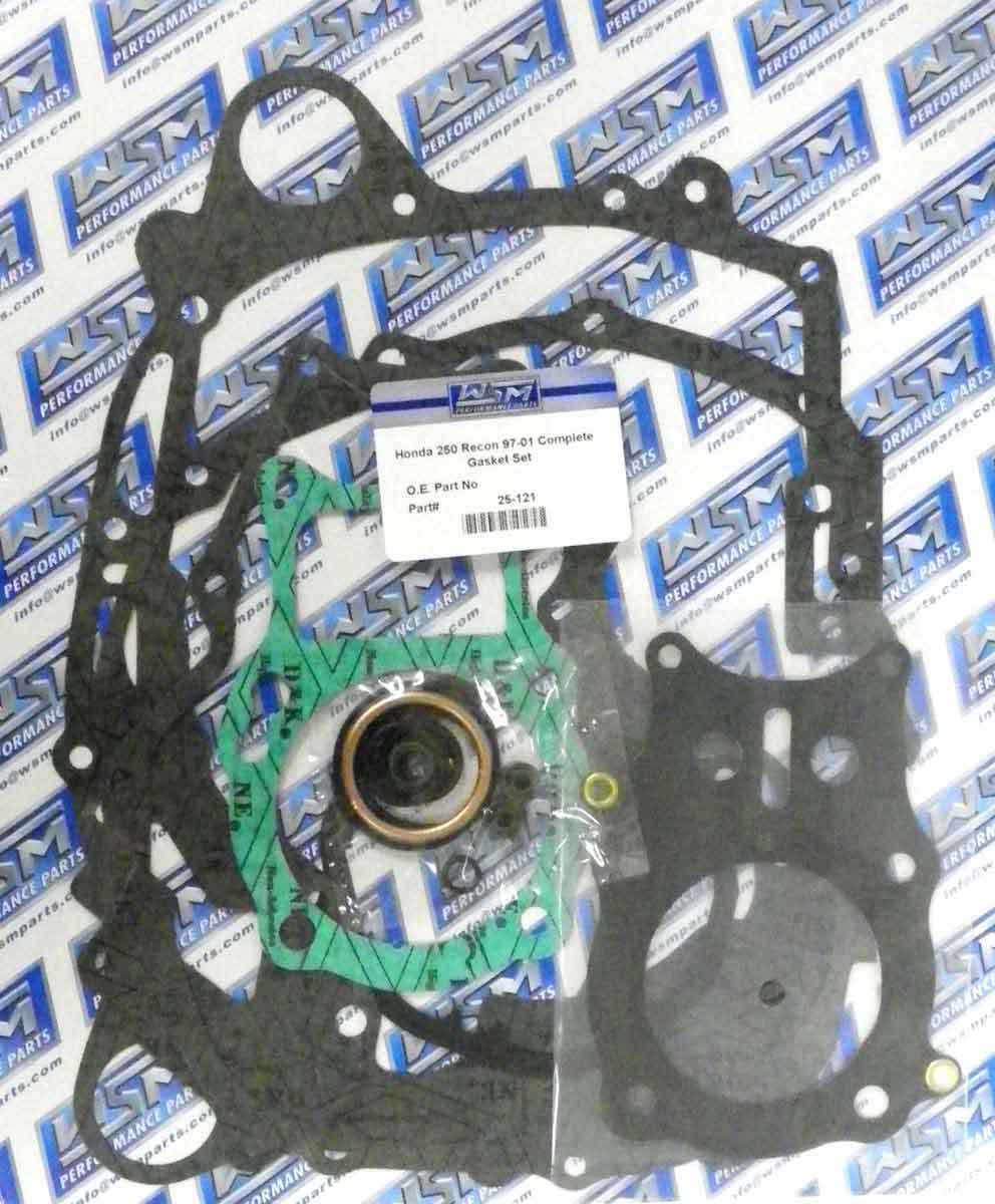 WSM Gasket Kit, Complete: Honda 250 TRX '97-'01 - 25-121, 06112-HM8-010