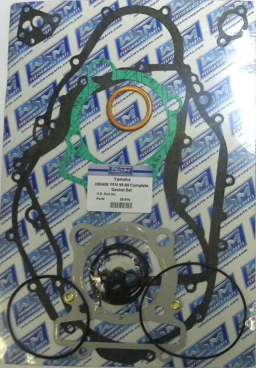 WSM YAMAHA 400 / 450 COMPLETE GASKET KIT 2000-2014 ATV 25-518