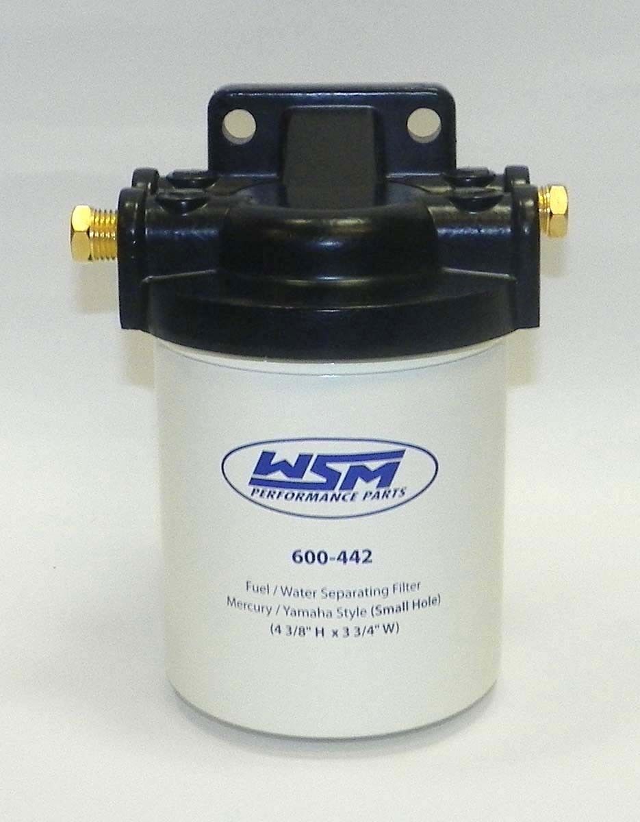 FUEL WATER SEPARATOR KIT JOHNSON EVINRUDE MERCURY MERCRUISER 10 MICRON 600-442K