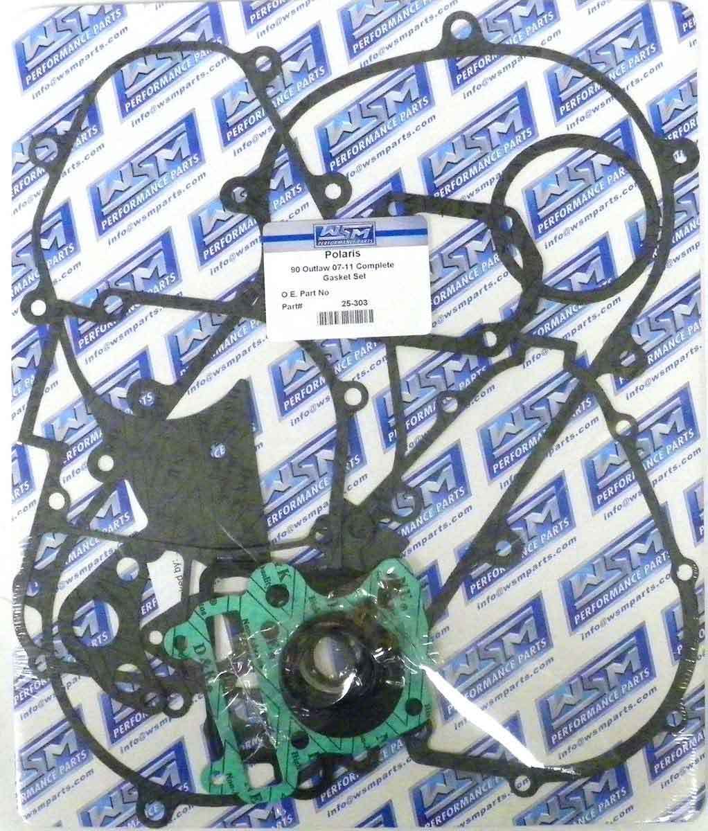 WSM Gasket Kit, Complete: Polaris 90 Outlaw '07-'11 - 25-303