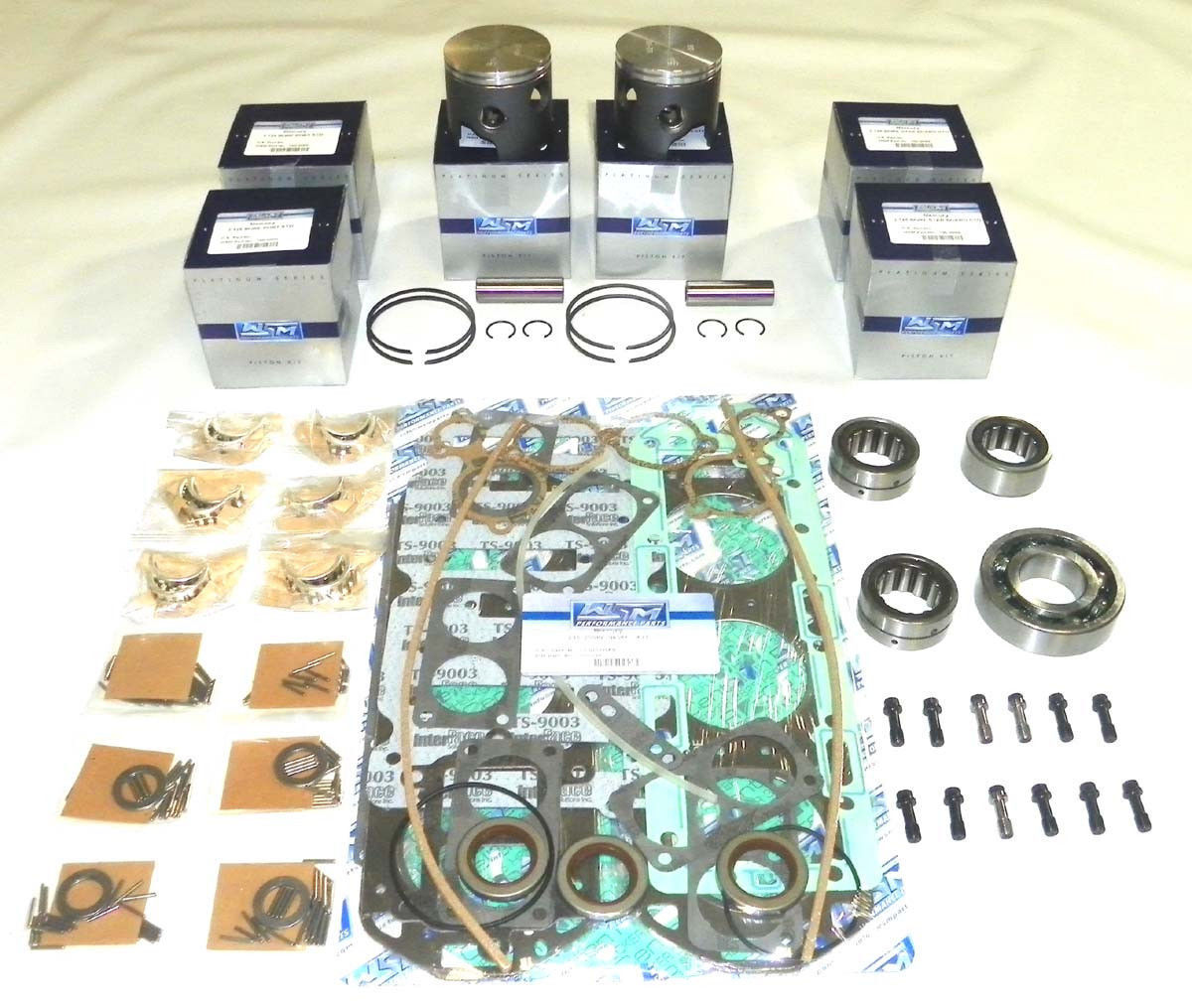 Mercury 150 HP '00-'05 6 Cyl (Top Guided) Rebuild Kit .040 OVER 3.165" 100-30-14