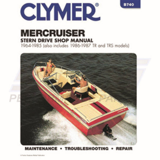 CLYMER - Service Manual Mercruiser Stern Drive 64-85 - B740