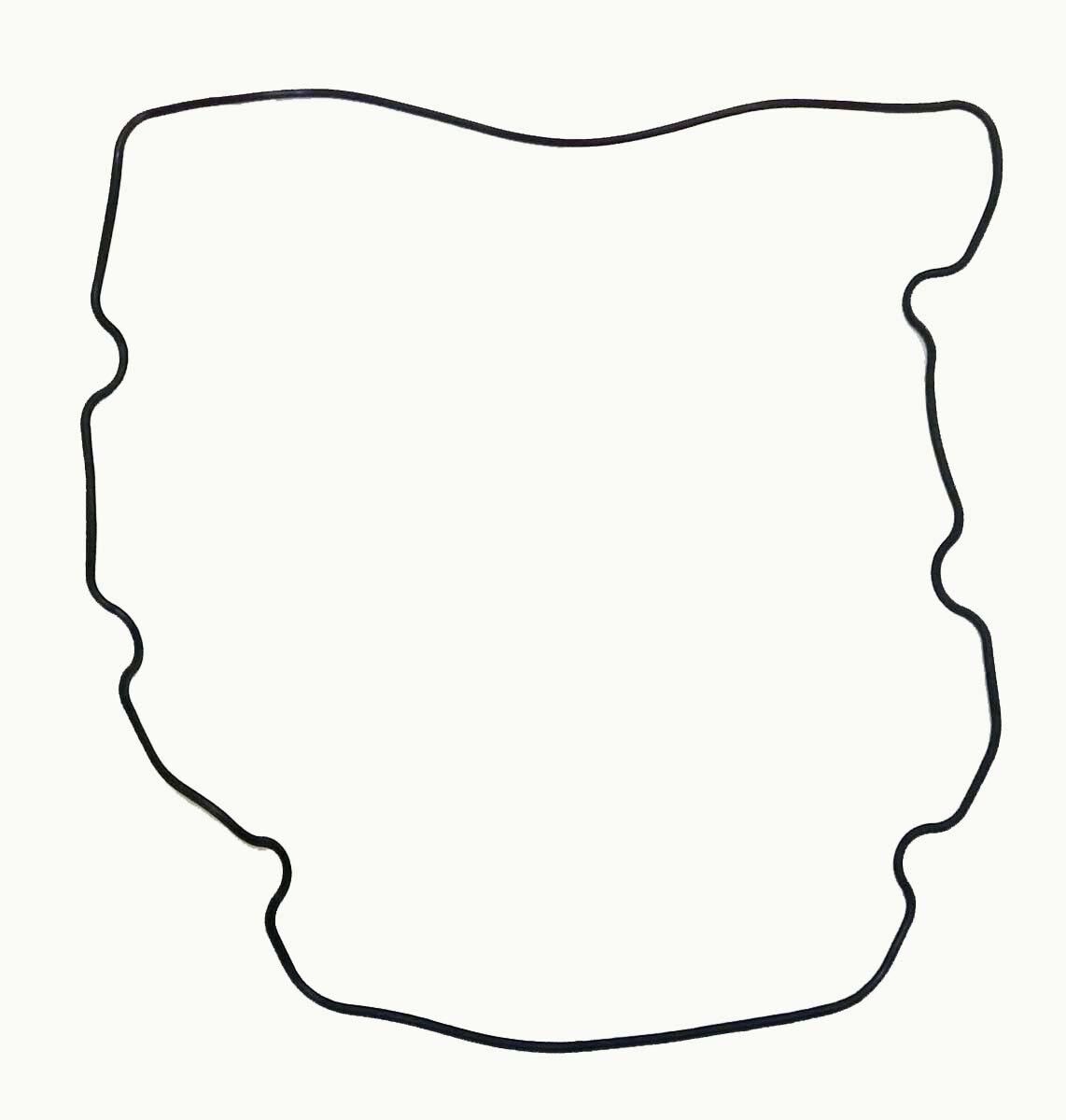 WSM Yamaha 1000 / 1100 Oil Cooler Gasket 007-597-05 OE 60E-13476-10-00, 60E-1347