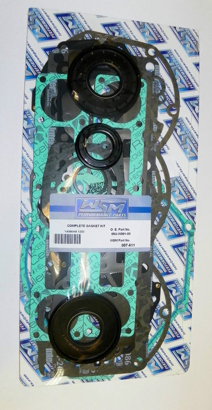 WSM Yamaha 1200 NON PV Complete Gasket & Seal Kit '97-'14 007-611, 65U-W0001-00-